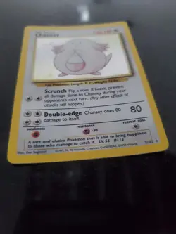Chansey Base Set Holo Pokemon Card Jungle Fossil WOTC - Image 4