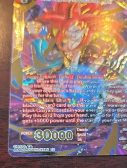 2022 Dragon Ball Super Card Game SS4 Gogeta, Indomitable Might Bt18-143 SPR - Image 3