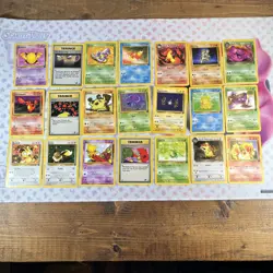 Team Rocket Pokemon Card Lot (21 cards) Commons and Uncommons MP/LP #9 - Image 1