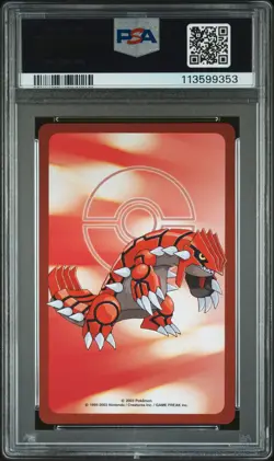 2003 POKEMON RUBY VERSION PLAYING CARDS KING OF SPADES REGISTEEL PSA 10 - Image 2