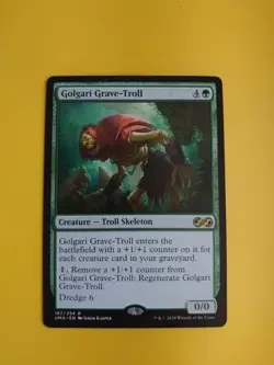 Golgari, Grave-Troll UMA rare troll skeleton MTG Card. - Image 1