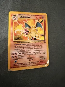 Pokemon Charizard Base Set 2 Holo Rare 004/130 120 HP Stage 2 Card 1999 - Image 1