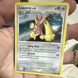 Pokemon Lopunny POP Series 9 Holo Uncommon 009/017 80 HP English TCG Card - Image 1