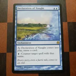Mtg Declaration of Naught MP/LP Morningtide Rare Magic the Gathering Card - Image 1