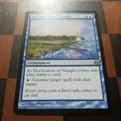 Mtg Declaration of Naught MP/LP Morningtide Rare Magic the Gathering Card - Image 2