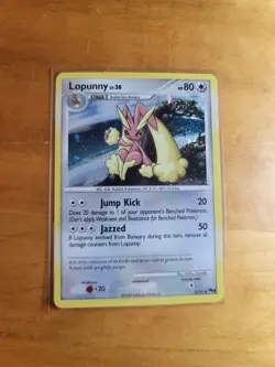 Lopunny 009/017 POP Series 9 DOUBLE Full Spirals Holo Rare Pokemon Card NM - Image 1