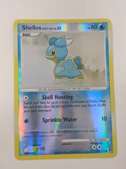 Pokemon Shellos East Sea LV.23 106/132 2007 Card Diamond & Pearl Series Holo - Image 1