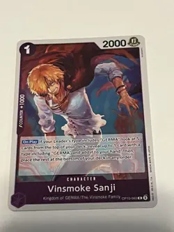 Vinsmoke Sanji R OP10-063 Royal Blood One Piece Card Game NM - Image 1