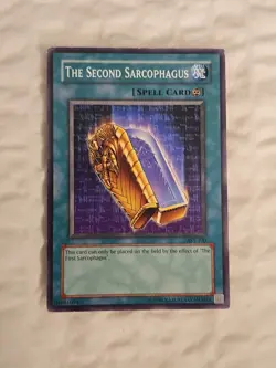 Yugioh The Second Sarcophagus AST-100 Ancient Sanctuary Unlimited Spell Card - Image 1