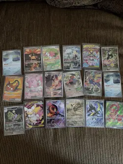 18 Card Pokemon Card Lot Ultra Rare Ir Rares - Image 1