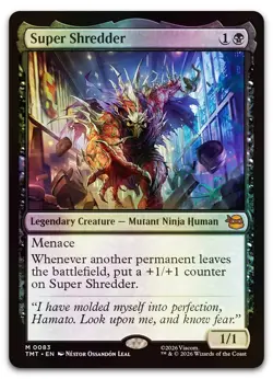 Super Shredder #83 (Foil) (NM) TMT Magic MTG - Image 1