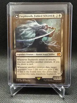 MTG Sephiroth, Fabled Soldier/One-Winged Angel Final Fantasy Regular M 0115 NM - Image 1