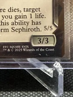 MTG Sephiroth, Fabled Soldier/One-Winged Angel Final Fantasy Regular M 0115 NM - Image 3