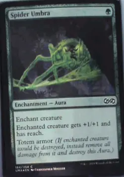 Spider Umbra - Ultimate Masters: #184, Magic: The Gathering - Foil Nm C254 - Image 1