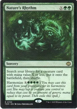 MTG: Tarkir: Dragonstorm: Nature's Rhythm: Lightly Played Condition - Image 1