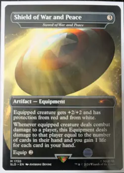 MTG - Shield of War and Peace - Sword of War and Peace Secret Lair Drop Regular - Image 1