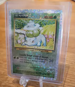 Pokemon Bulbasaur Legendary Collection 68/110 Reverse Holo Nintendo LP - Image 1