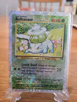 Pokemon Bulbasaur Legendary Collection 68/110 Reverse Holo Nintendo LP - Image 2