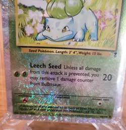 Pokemon Bulbasaur Legendary Collection 68/110 Reverse Holo Nintendo LP - Image 4