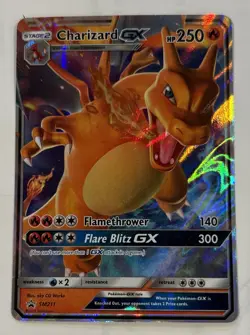 Pokemon TCG Charizard GX SM211 Black Star Promo - Image 1