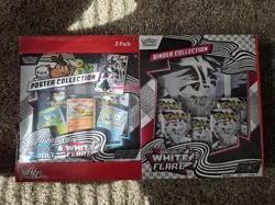 Pokemon Scarlet & Violet Black Bolt & White Flare Poster Binder Box SEALED - Image 1
