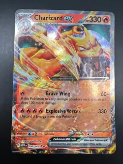 Charizard EX 006/165 - 151 English Double Rare - Pokemon TCG Card - Image 1