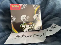 Pokemon TCG Mega Evolution Perfect Order Booster Box Sealed IN HAND - Image 1