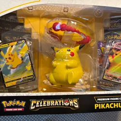 Pokemon TCG Celebrations 25th Anniversary Premium Figure Collection Pikachu VMAX - Image 4