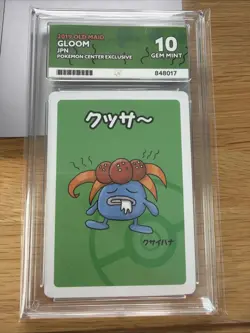 GLOOM Old Maid Pokemon Center Exclusive Japanese - ACE 10 GEM MINT - Image 1
