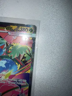 Pokemon Mega Venusaur EX Full Art Special Illustration Rare Holo Me01 177/132 - Image 5