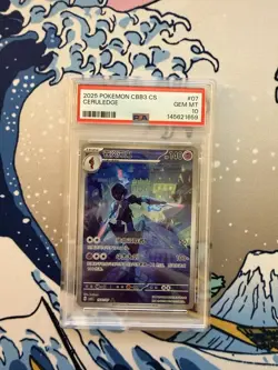 PSA 10 2025 Simplified Chinese Pokemon Ceruledge Gem Pack Vol 3 CBB3 CS 15 07/07 - Image 1