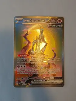 Pokemon Temporal Forces Iron Crown ex 206/162 Special Illustration Rare - Image 3
