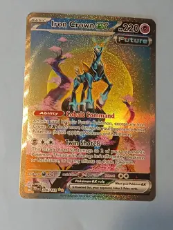 Pokemon Temporal Forces Iron Crown ex 206/162 Special Illustration Rare - Image 4