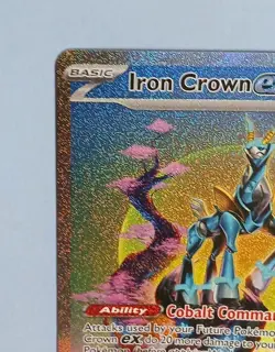 Pokemon Temporal Forces Iron Crown ex 206/162 Special Illustration Rare - Image 5