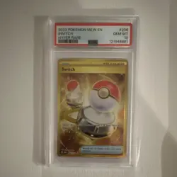 Pokemon Switch 206/165 Sv: Scarlet & Violet 151 Hyper Rare Holo PSA 10 - Image 1