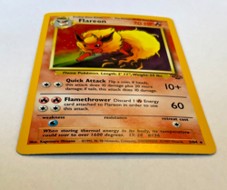 Rare Near Mint Flareon Jungle 3/64 Holo Unlimited Pokemon TCG - Image 2