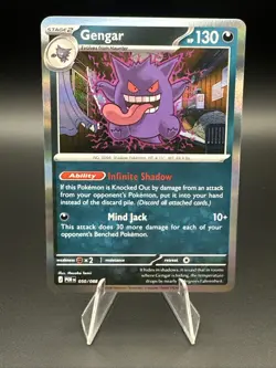 050/088 Gengar Holo Rare Mega Evolution Perfect Order Pokemon TCG In Hand - Image 1