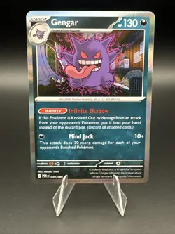 050/088 Gengar Holo Rare Mega Evolution Perfect Order Pokemon TCG In Hand - Image 2