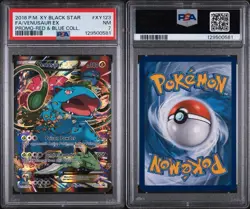 2016 Venusaur EX Full Art Black Star Promo #XY123 Red & Blue Pokemon TCG - PSA 7 - Image 3