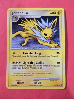 2008 Pokemon Diamond and Pearl Majestic Dawn #23 Jolteon, R, NF/H, cd2 - Image 1