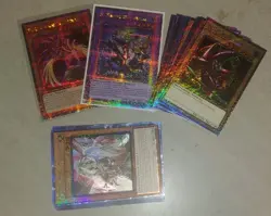 YU-GI-OH! Platinum Secret Rare Quarter Century Stampede Dark Magician Lot - Image 1