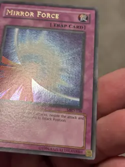 2002 Yu-Gi-Oh! MRD-138 1st Edition Mirror Force Ultra Rare - Image 3