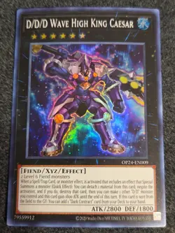 D/D/D Wave High King Caesar - OP24-EN009 - Super Rare - Unlimited Edition x1 - N - Image 1