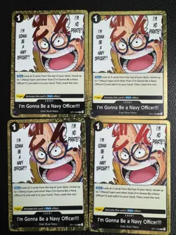 OP11-099 - I’m Gonna Be a Navy - One Piece TCG Cards- (Playset) - 4x Rare - Eng - Image 1