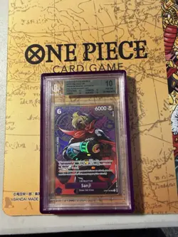 One Piece 2025 Premium Japanese 2nd Anniversary Set Eng #OP07-064, Sanji BGS 10 - Image 4