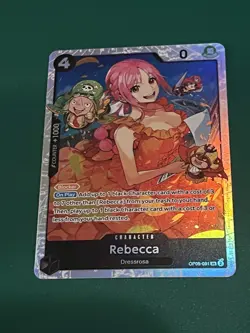 One Piece CCG Rebecca OP05-091 SR Awakening of the New Era NM Condition - Image 1