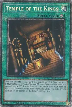 Yugioh - Temple of the Kings (Starlight Rare) (1st Edition) - MP25-EN017 (P) - Image 1