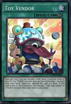 Toy Vendor 1st Ed Super Rare FUEN-EN024 Yu-Gi-Oh! - Image 1