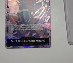 One Piece TCG Mr.2.Bon.Kurei (Bentham) Op14-091 SR Alt Art - Image 3