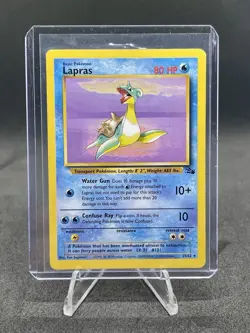 Lapras - 25/62 - Non Holo Rare - Fossil LP Vintage Pokemon Card WOTC 1999 - Image 1